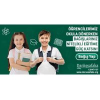 “Okula Dönüş” Kampanyası - Darüşşafaka Cemiyeti