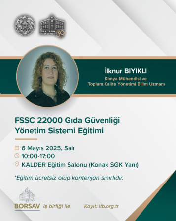 FSSC 22000 Gıda Güvenliği Yönetim Sistemi Eğitimi