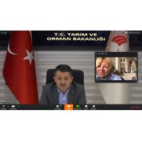 Bakan Pakdemirli, İzmir ile dijital platformda buluştu